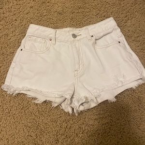 White Pacsun High-rise Short
